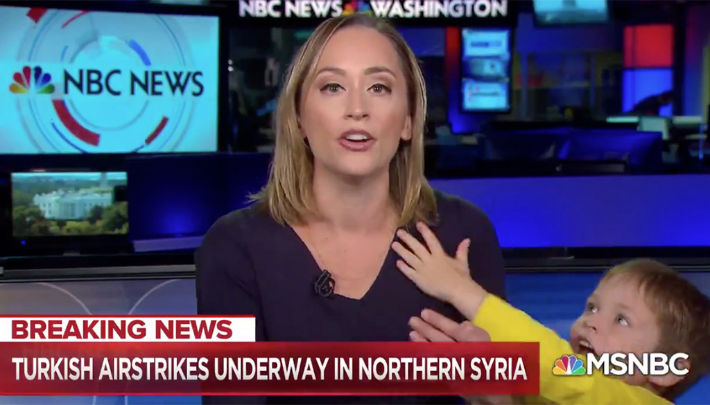 Nbc News Reporter S Son Adorably Interrupts Mom S Live Broadcast E Online